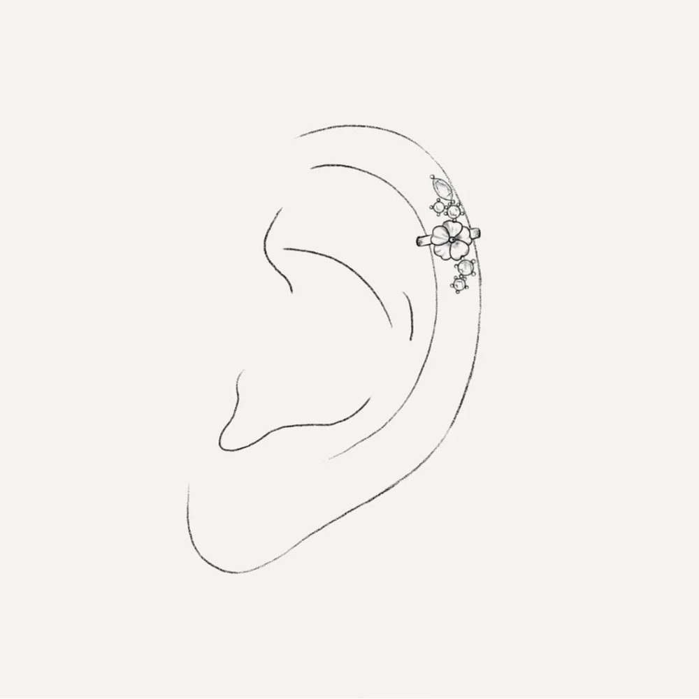 Bundle of four ear cuffs, no piercing needed - Picture 3 of 3